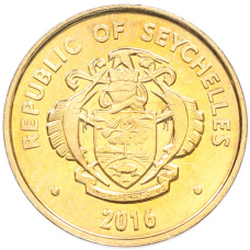 Монета 5 центов 2016 года Сейшелы (реверс)