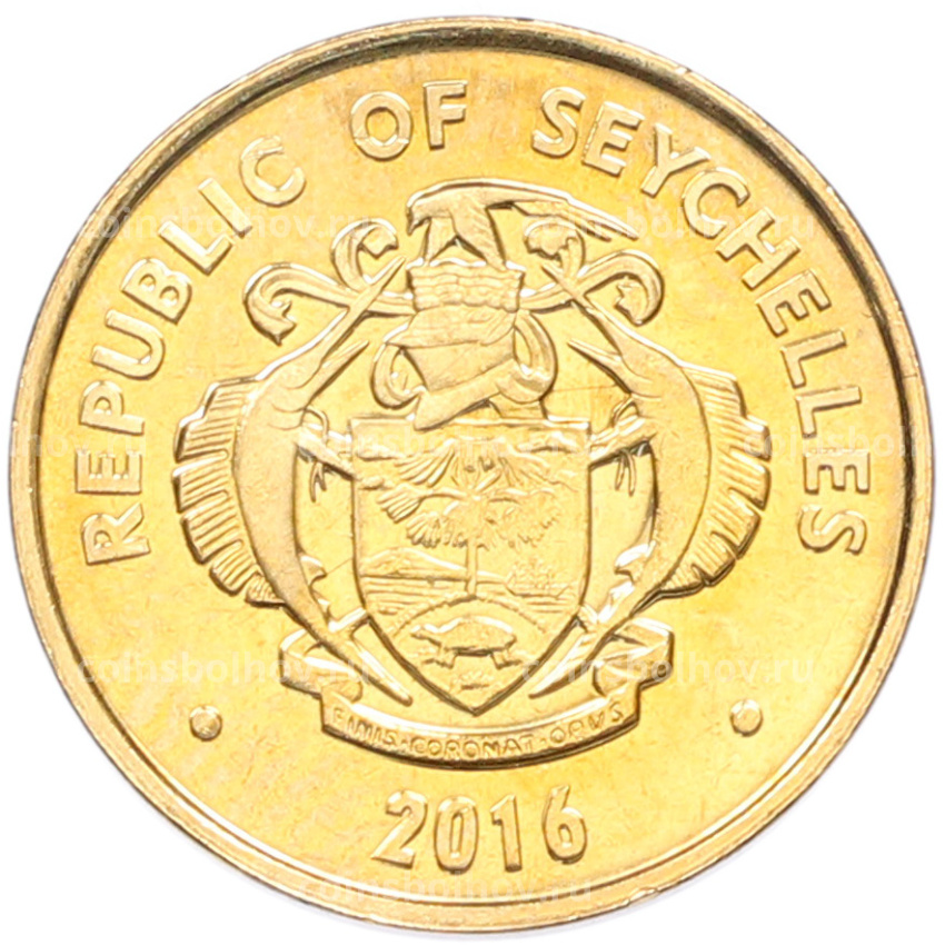 Монета 5 центов 2016 года Сейшелы (вид 2)