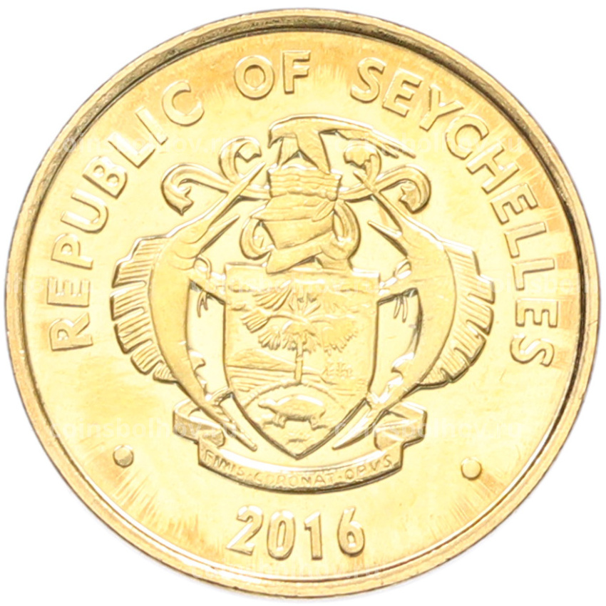 Монета 5 центов 2016 года Сейшелы (вид 2)