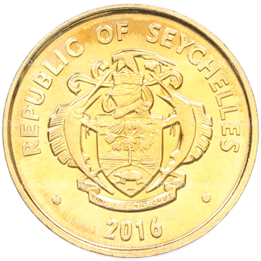 Монета 5 центов 2016 года Сейшелы (вид 2)
