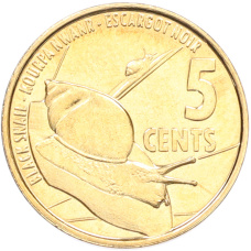 Монета 5 центов 2016 года Сейшелы (аверс)