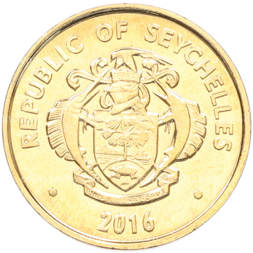 Монета 5 центов 2016 года Сейшелы (вид 2)