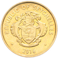Монета 5 центов 2016 года Сейшелы (реверс)