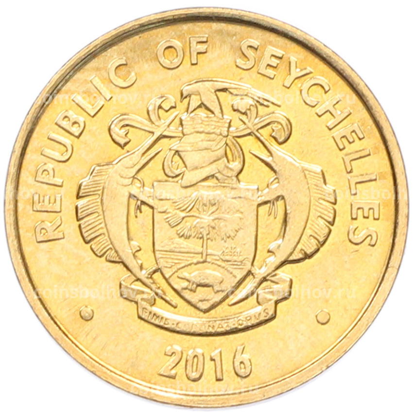 Монета 5 центов 2016 года Сейшелы (вид 2)