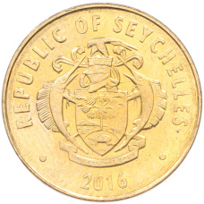 Монета 5 центов 2016 года Сейшелы (реверс)