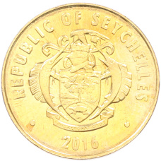Монета 5 центов 2016 года Сейшелы (реверс)