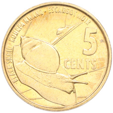 Монета 5 центов 2016 года Сейшелы (аверс)