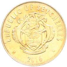 Монета 5 центов 2016 года Сейшелы (реверс)