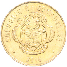 Монета 5 центов 2016 года Сейшелы (реверс)