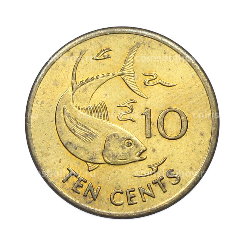 Монета 10 центов 2003 года Сейшелы