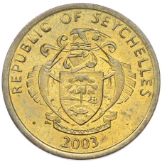 Монета 10 центов 2003 года Сейшелы (реверс)