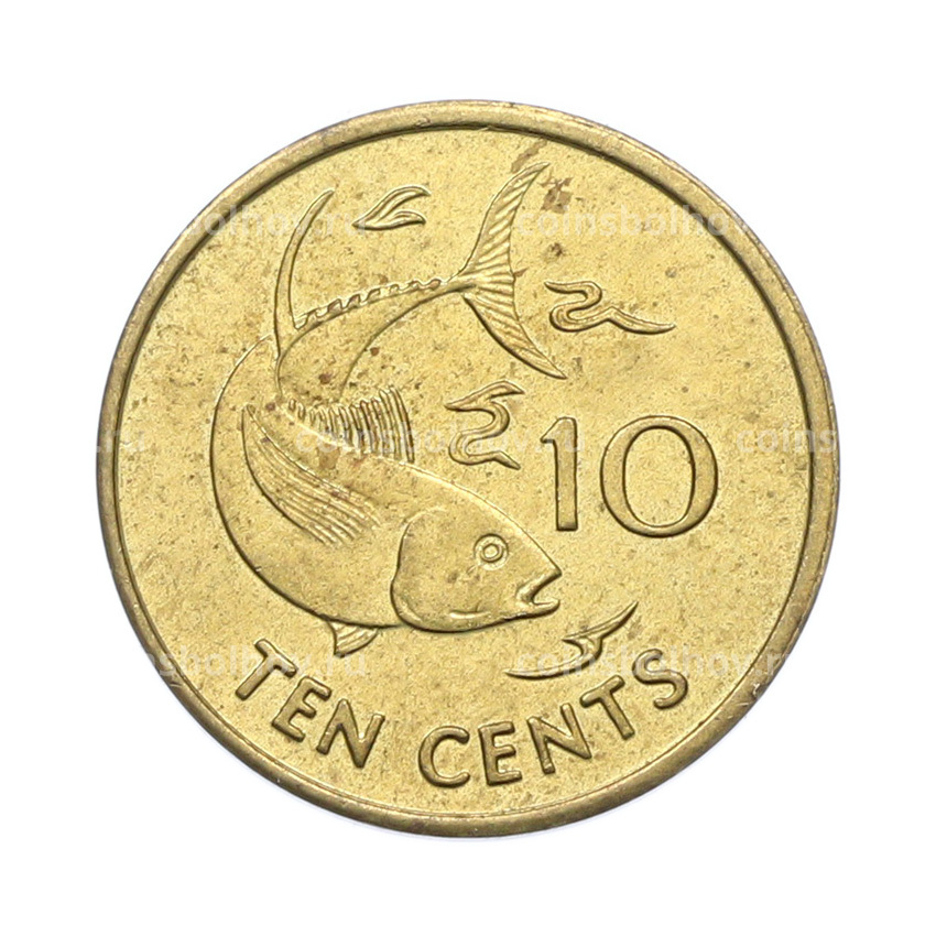 Монета 10 центов 2003 года Сейшелы