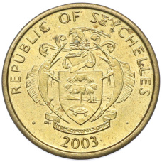 Монета 10 центов 2003 года Сейшелы (реверс)