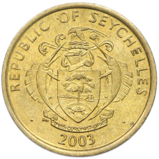 Монета 10 центов 2003 года Сейшелы (реверс)