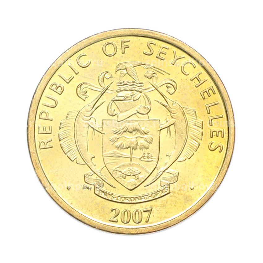 Монета 10 центов 2007 года Сейшелы (вид 2)