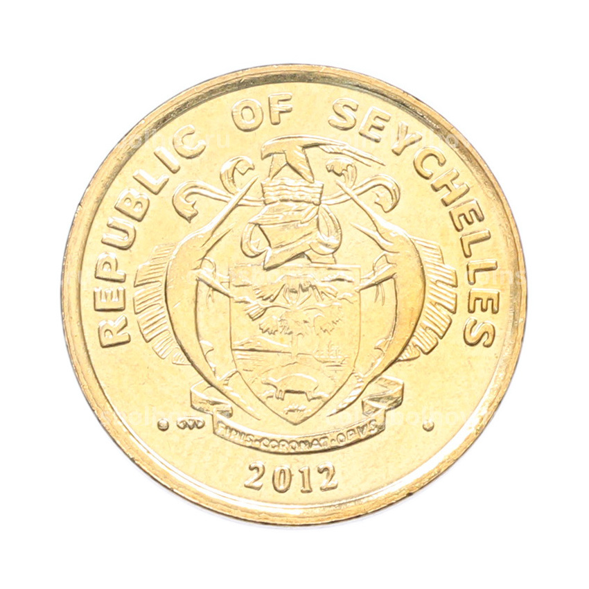 Монета 10 центов 2012 года Сейшелы (вид 2)