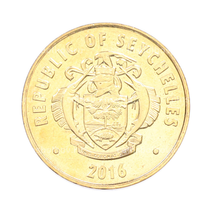 Монета 10 центов 2016 года Сейшелы (вид 2)
