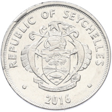 Монета 25 центов 2016 года Сейшелы (реверс)