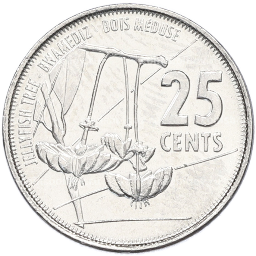 Монета 25 центов 2016 года Сейшелы