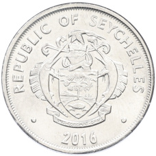 Монета 25 центов 2016 года Сейшелы (реверс)