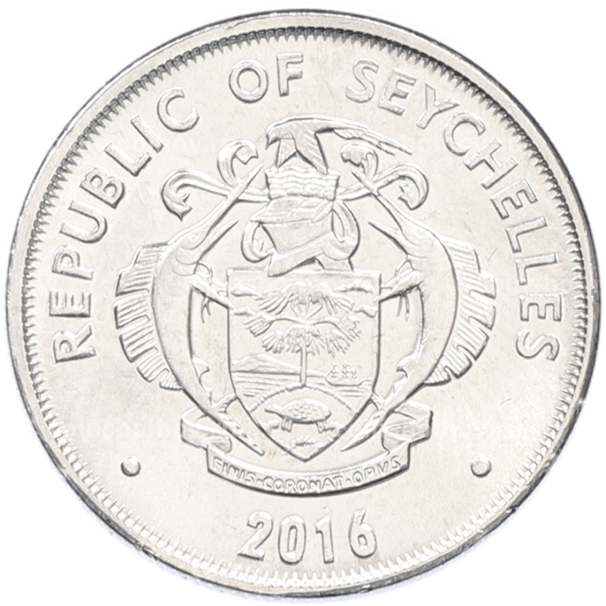 Монета 25 центов 2016 года Сейшелы (вид 2)