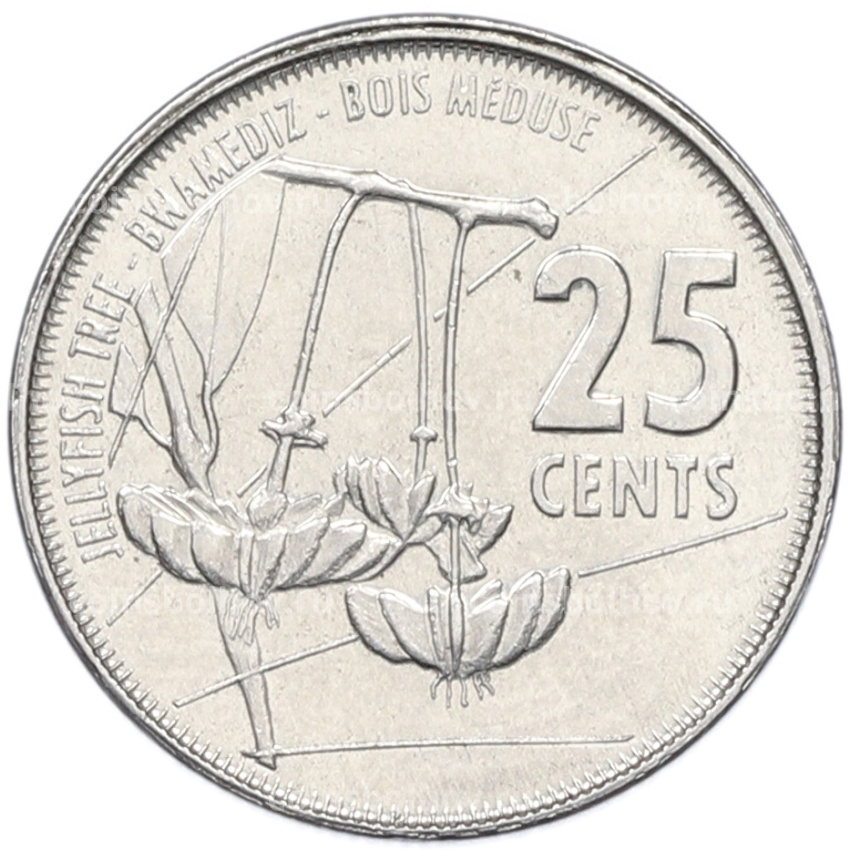 Монета 25 центов 2016 года Сейшелы