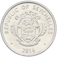 Монета 25 центов 2016 года Сейшелы (реверс)