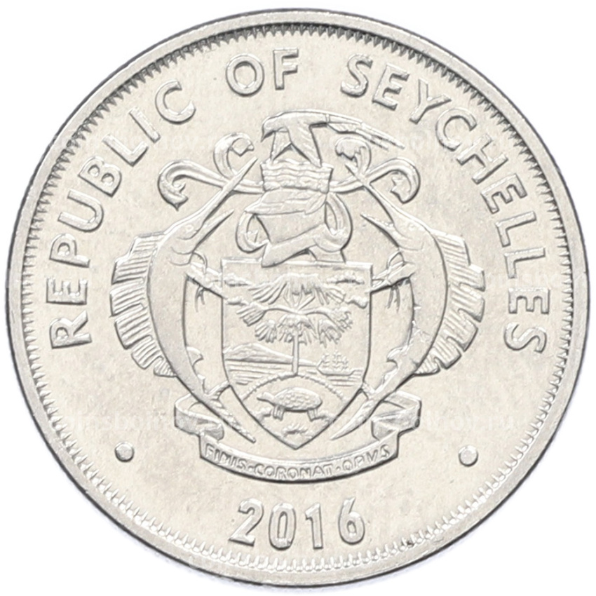 Монета 25 центов 2016 года Сейшелы (вид 2)