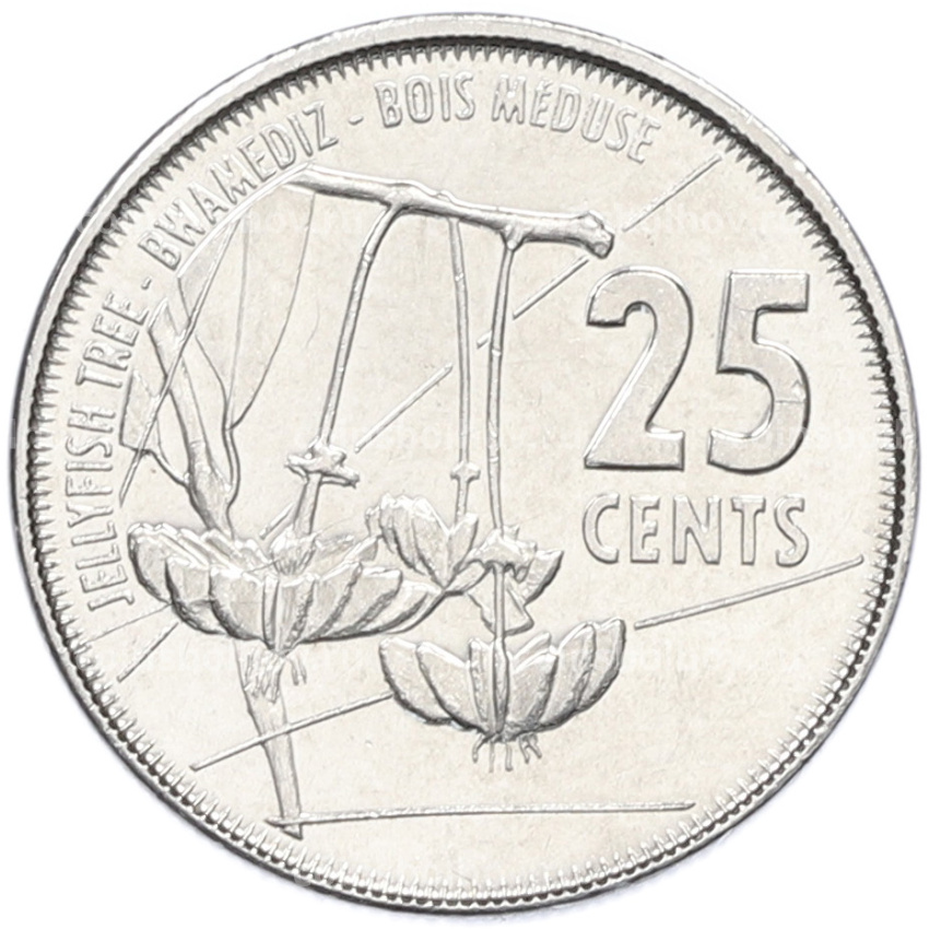 Монета 25 центов 2016 года Сейшелы