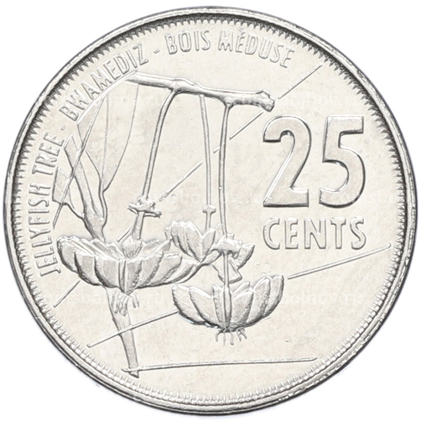 Монета 25 центов 2016 года Сейшелы