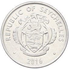 Монета 25 центов 2016 года Сейшелы (реверс)
