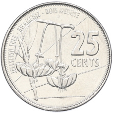 Монета 25 центов 2016 года Сейшелы (аверс)