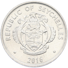 Монета 25 центов 2016 года Сейшелы (реверс)