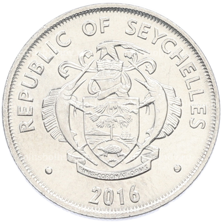 Монета 25 центов 2016 года Сейшелы (вид 2)