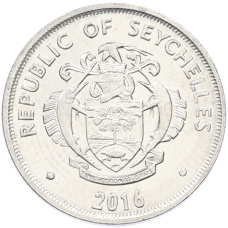 Монета 25 центов 2016 года Сейшелы (реверс)