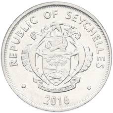 Монета 25 центов 2016 года Сейшелы (реверс)