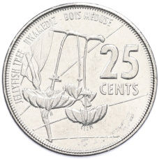Монета 25 центов 2016 года Сейшелы (аверс)