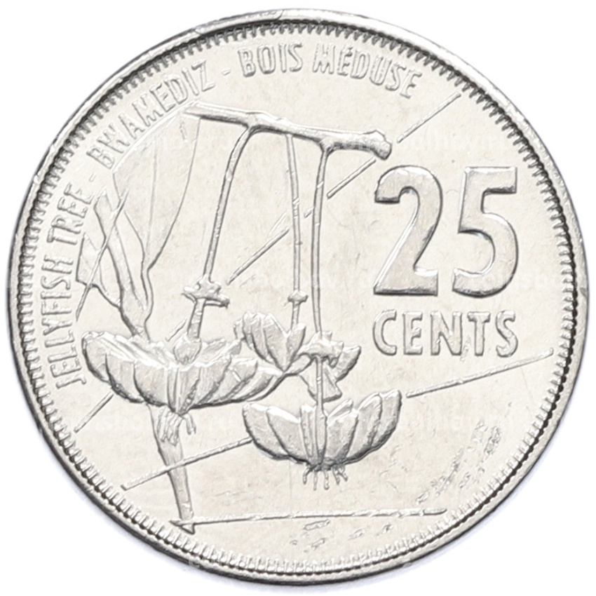 Монета 25 центов 2016 года Сейшелы