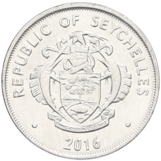 Монета 25 центов 2016 года Сейшелы (реверс)