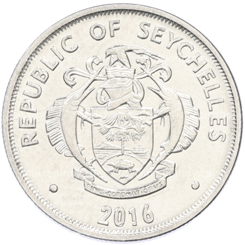 Монета 25 центов 2016 года Сейшелы (вид 2)