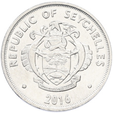 Монета 25 центов 2016 года Сейшелы (реверс)