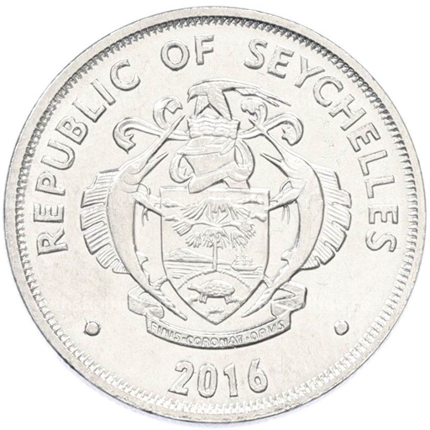 Монета 25 центов 2016 года Сейшелы (вид 2)
