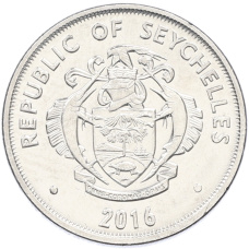 Монета 25 центов 2016 года Сейшелы (реверс)