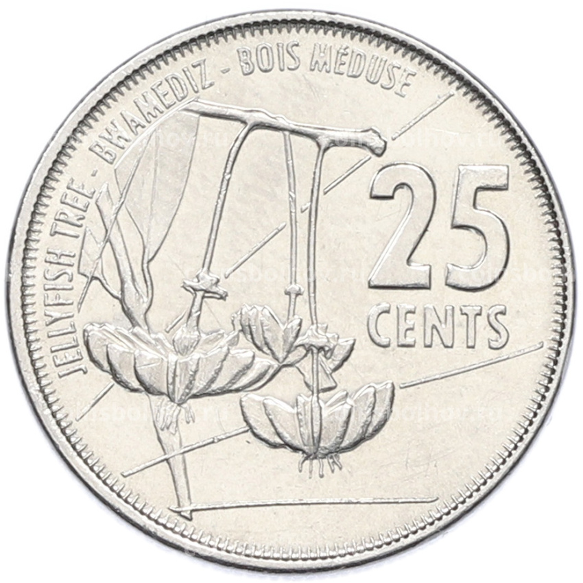 Монета 25 центов 2016 года Сейшелы