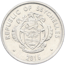 Монета 25 центов 2016 года Сейшелы (реверс)
