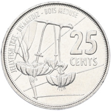Монета 25 центов 2016 года Сейшелы (аверс)