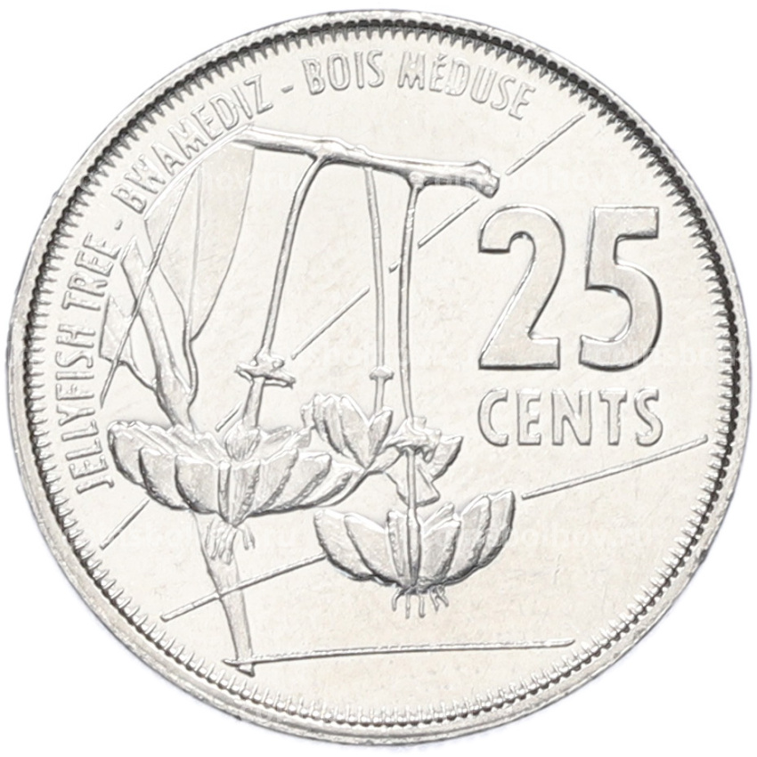 Монета 25 центов 2016 года Сейшелы