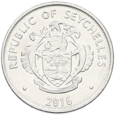 Монета 25 центов 2016 года Сейшелы (реверс)
