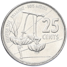 Монета 25 центов 2016 года Сейшелы (аверс)