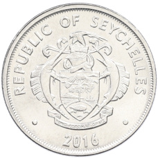 Монета 25 центов 2016 года Сейшелы (реверс)